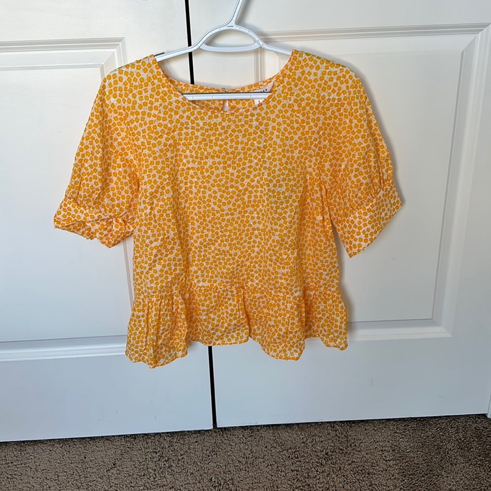POPSUGAR  women’s floral blouse NWT
